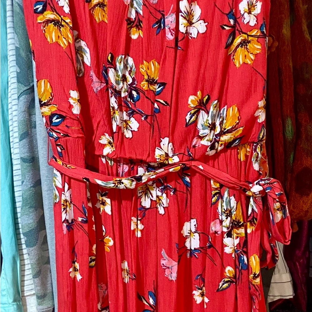 Apt. 9 Red Floral Dress